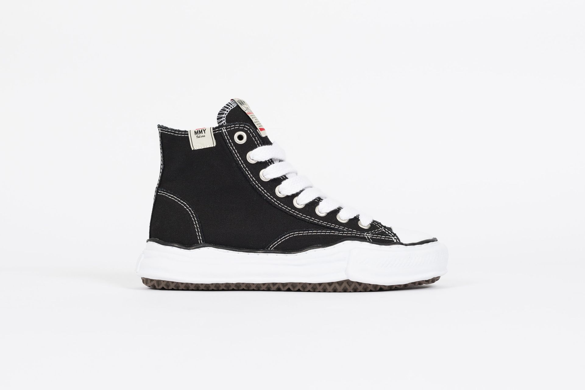 【Maison MIHARA YASUHIRO】 PETERSON 23 HIGH CANVAS Peterson 23 High OG Sole Canvas - Black | Maison MIHARA